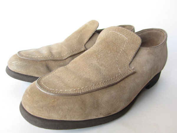 USA製ハッシュパピースエードスリッポン【幅広27.5】/D100