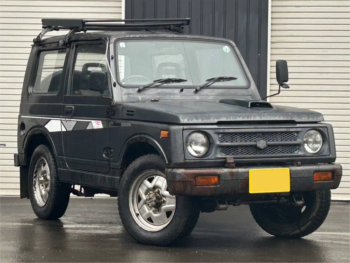 ☆札幌発☆H4　スズキ　ジムニー　バン　V-JA11V　5MT　4WD　ICターボ　一時抹消済み　売切￥1,000スタート☆2539_1