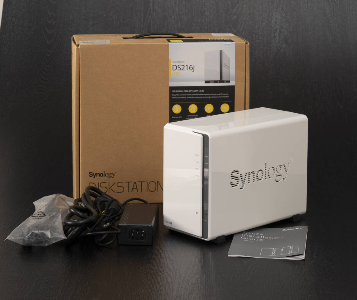 Synology DiskStation DS216j　2ベイ　NAS　中古動作品　_1