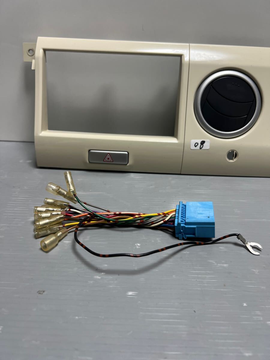 スズキ アルト ラパン HE22S オーディオパネル センターパネル　ナビパネル　エアコン吹き出し口　カプラ付き　(08)_3