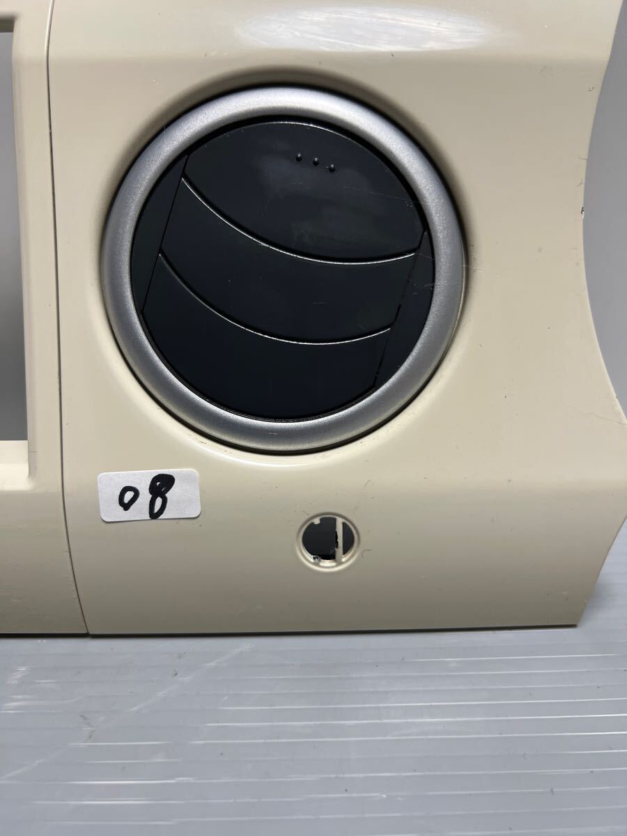 スズキ アルト ラパン HE22S オーディオパネル センターパネル　ナビパネル　エアコン吹き出し口　カプラ付き　(08)_5