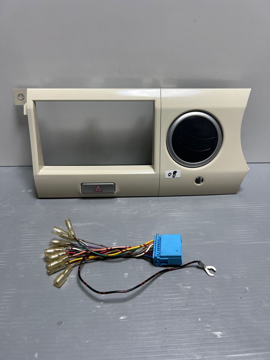 スズキ アルト ラパン HE22S オーディオパネル センターパネル　ナビパネル　エアコン吹き出し口　カプラ付き　(08)_6