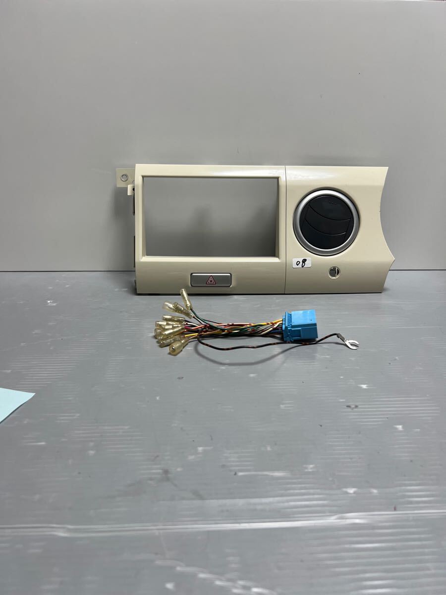 スズキ アルト ラパン HE22S オーディオパネル センターパネル　ナビパネル　エアコン吹き出し口　カプラ付き　(08)_7