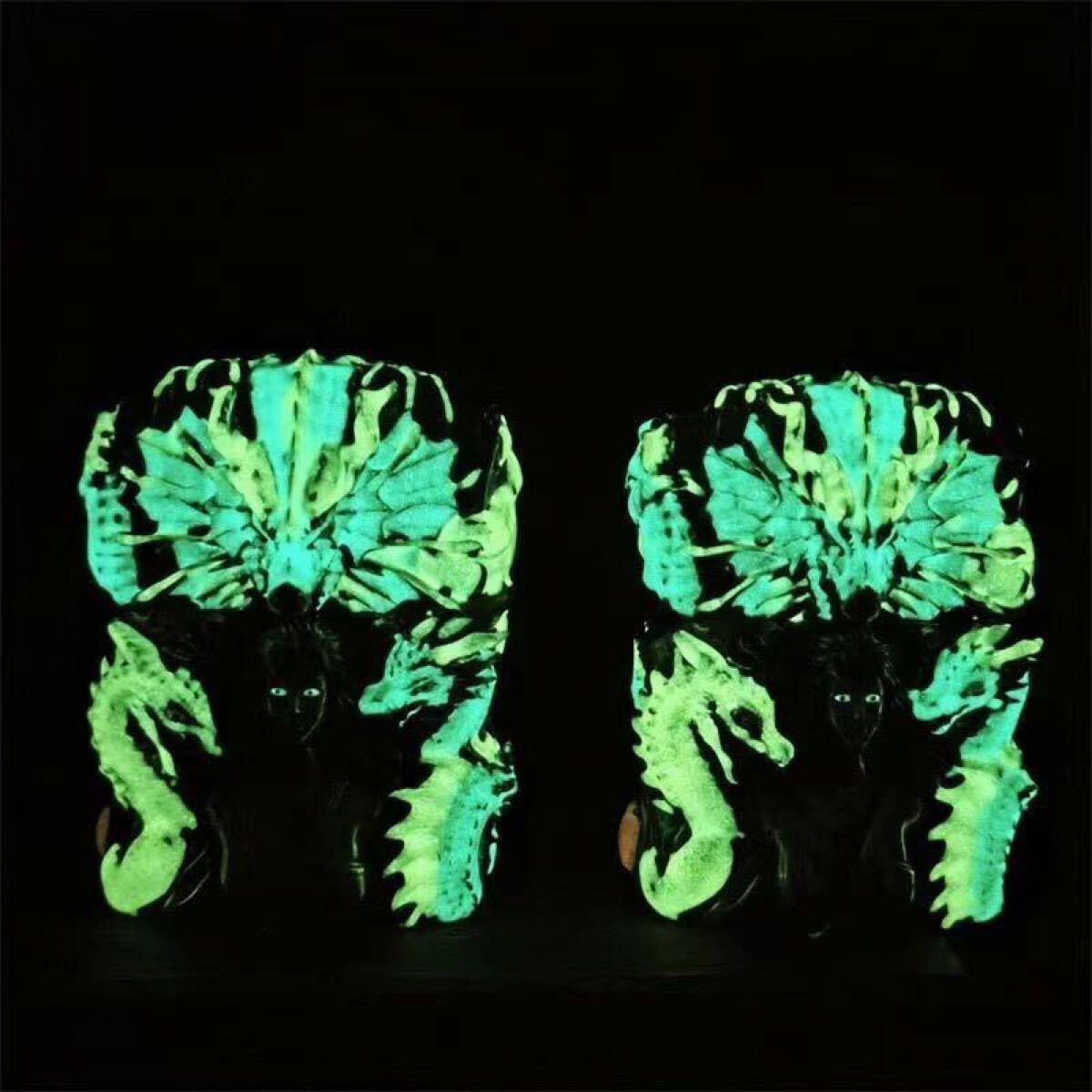 1円 Zippo 夜光 九龍仙女 真鍮製 zippo ライター ジッポー オイルライター 喫煙グッズ 新品 木箱付き_4