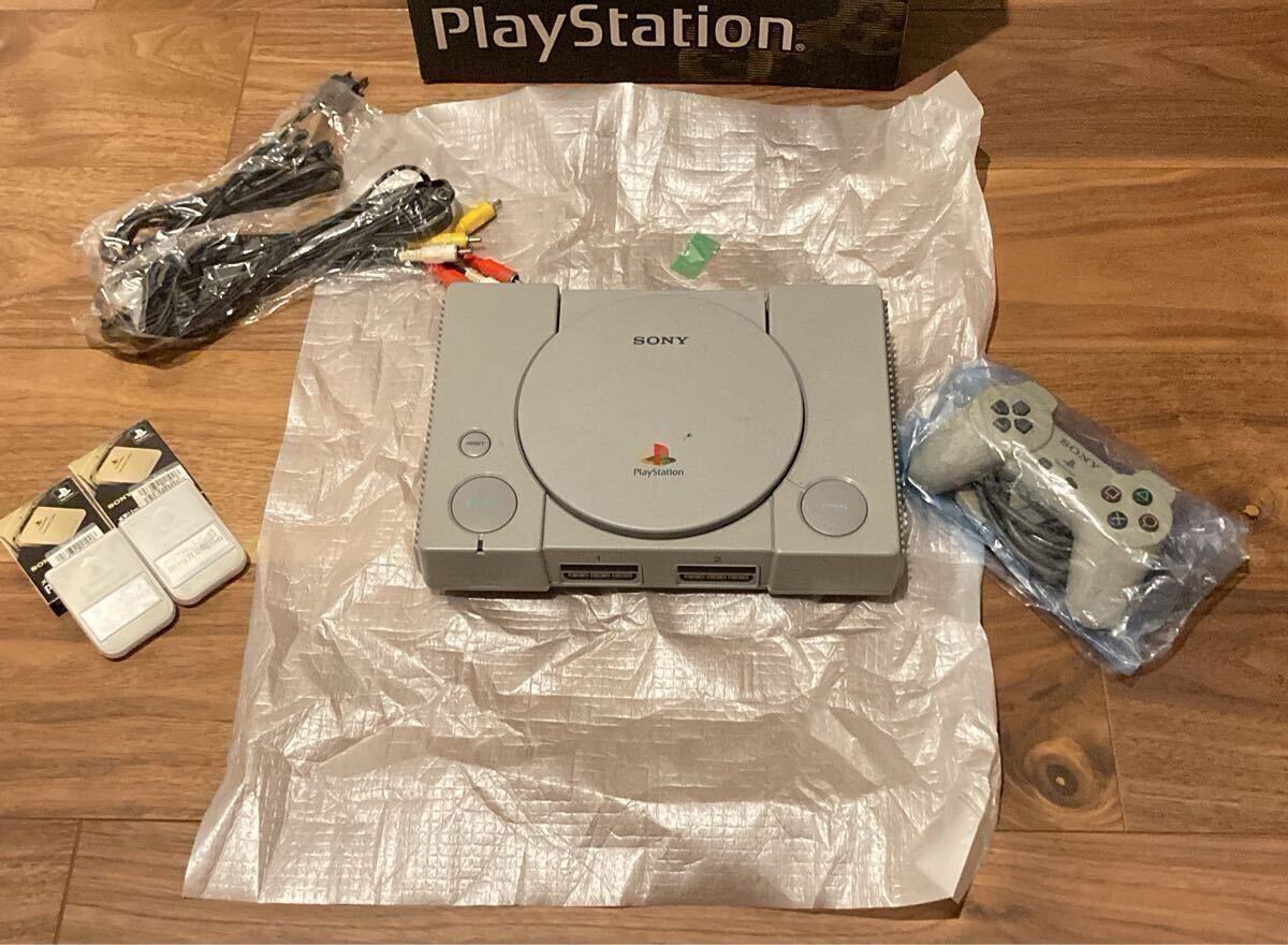 レア初期型＞PS1 初代プレイステーション本体 初期型 SCPH-1000 S端子