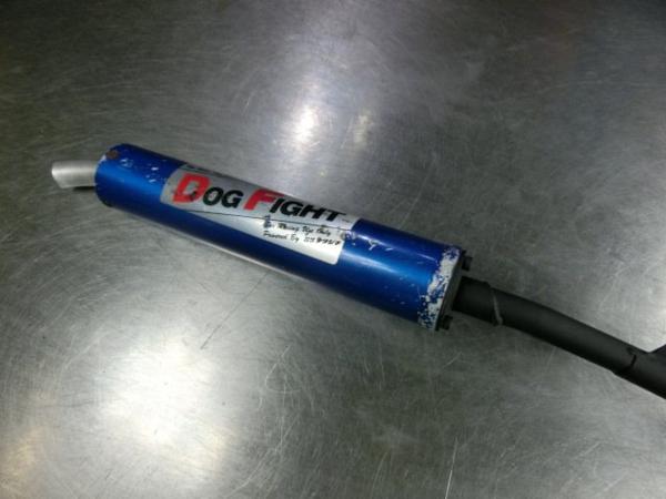 TZR125 希少♪ドックファイト製チャンバー、綺麗☆SSフクシマ(マフラー
