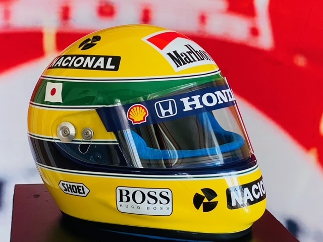 SHOEI WYVERN2 サイズL 塗装品ヘルメット アイルトンセナ 日本GP仕様
