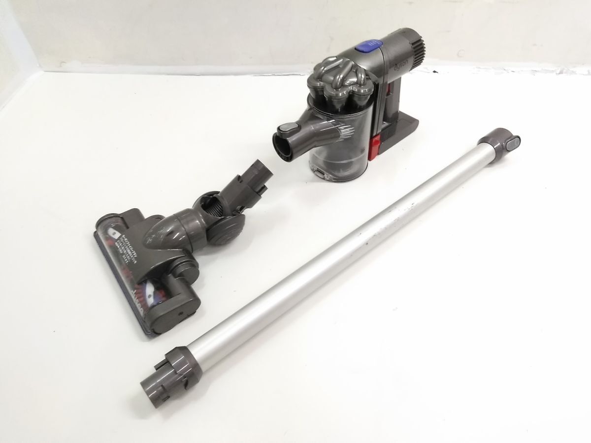 ♪Dyson ダイソン DC45 TYPEB ハンディ コードレスクリーナー サイクロン掃除機 充電アダプター/アタッチメント/スタンド 0418-38G @160♪_2