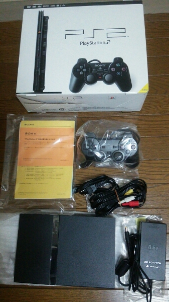 中古 PS2 本体 SCPH-70000 8MBメモリー コントローラ2個付き