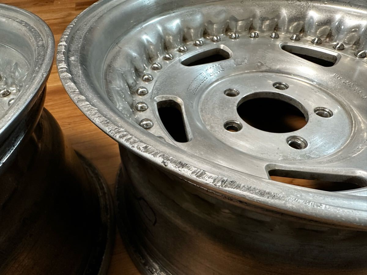 CENTER LINE センターライン 15×8J 　PCD114.3/5H ET±0 中古2本　アルミホイール 当時物_4