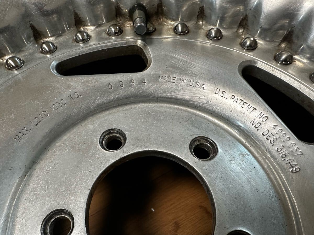 CENTER LINE センターライン 15×8J 　PCD114.3/5H ET±0 中古2本　アルミホイール 当時物_6