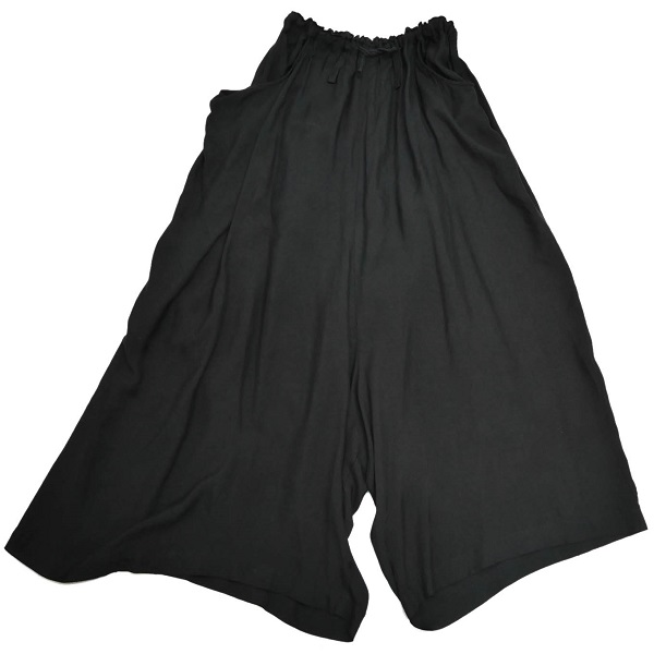 Y's ヨウジヤマモト ドレープ袴ワイドサルエルパンツ ワイズオム