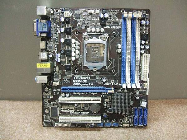 【MicroATX マザーボード】ASRock H55M-GE LGA1156