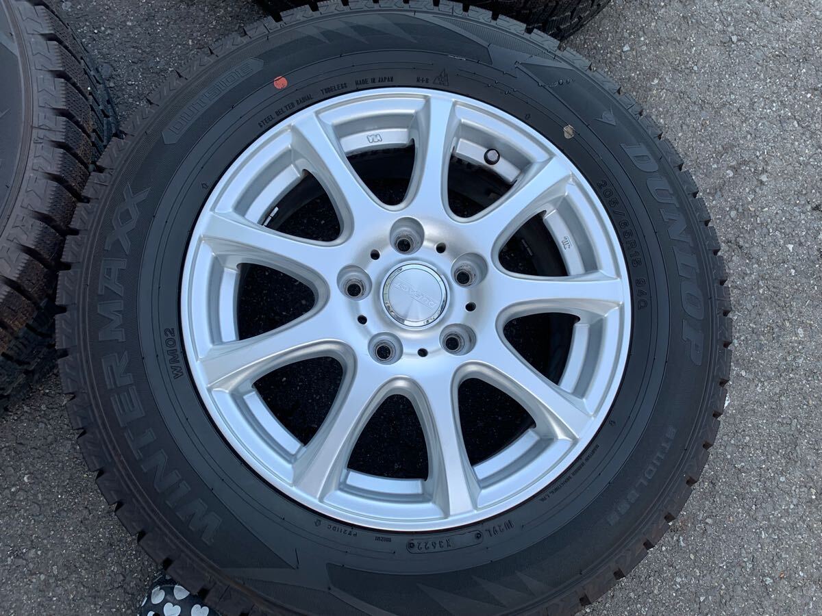 205/65R15 ダンロップ　ウインターマックス WM02 15インチ　6J　INSET53 PCD114.3　ステップワゴン　ノア　ボクシーなど_2