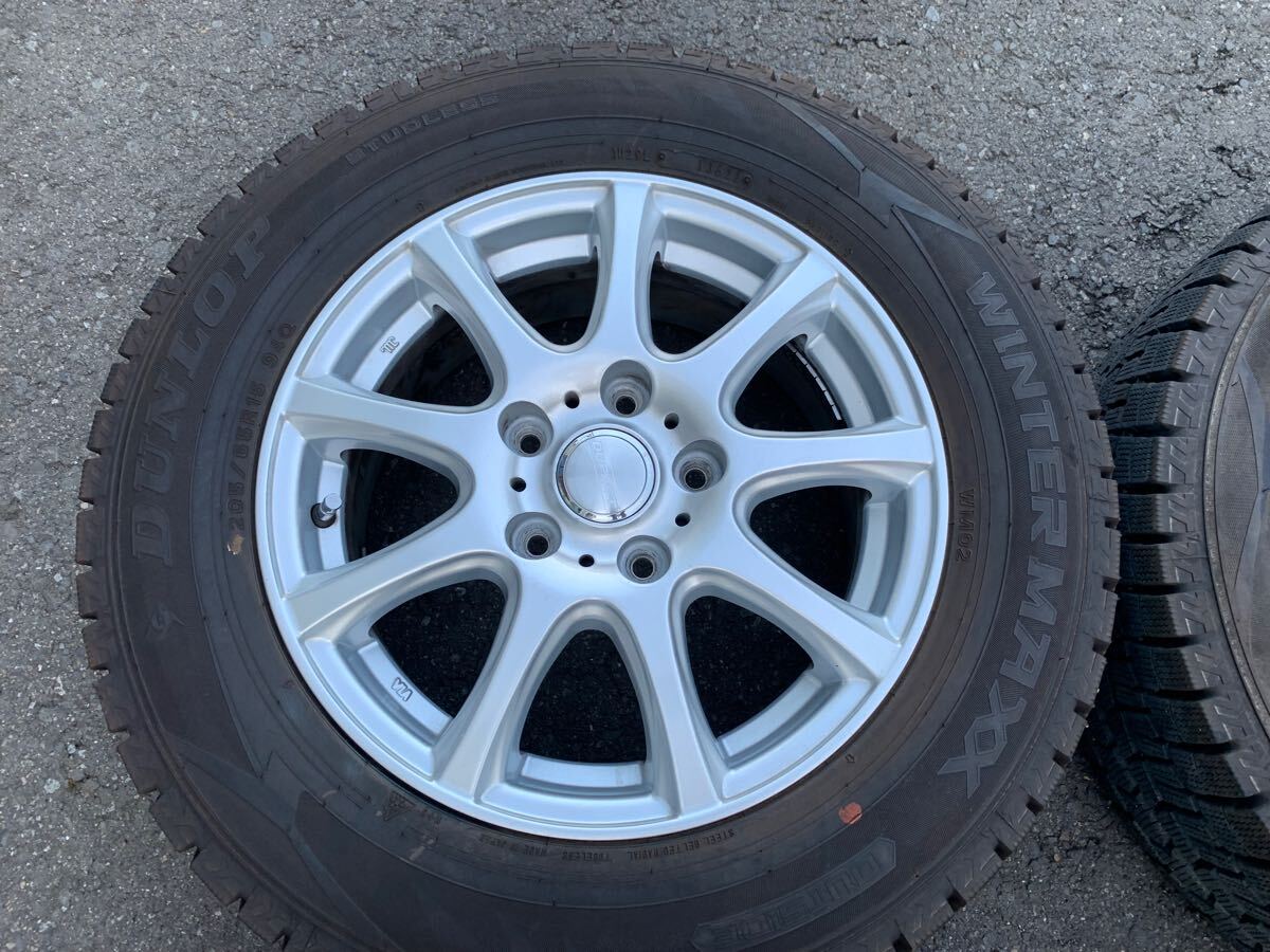 205/65R15 ダンロップ　ウインターマックス WM02 15インチ　6J　INSET53 PCD114.3　ステップワゴン　ノア　ボクシーなど_4