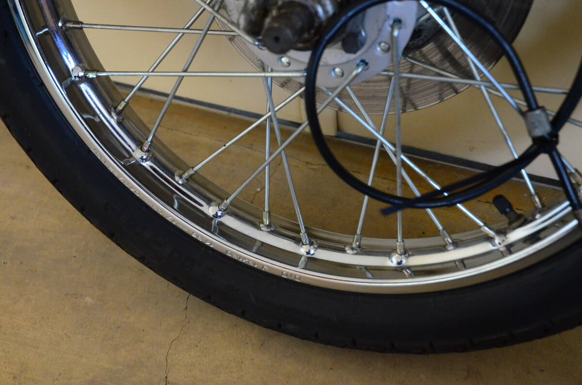 ホンダ CB400F タイヤ付き スポークホイール 前後セット 中古_10