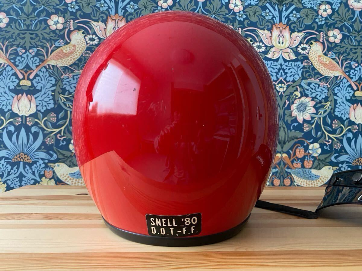 シンプソン　M52 赤　ビンテージ　ヘルメット_4