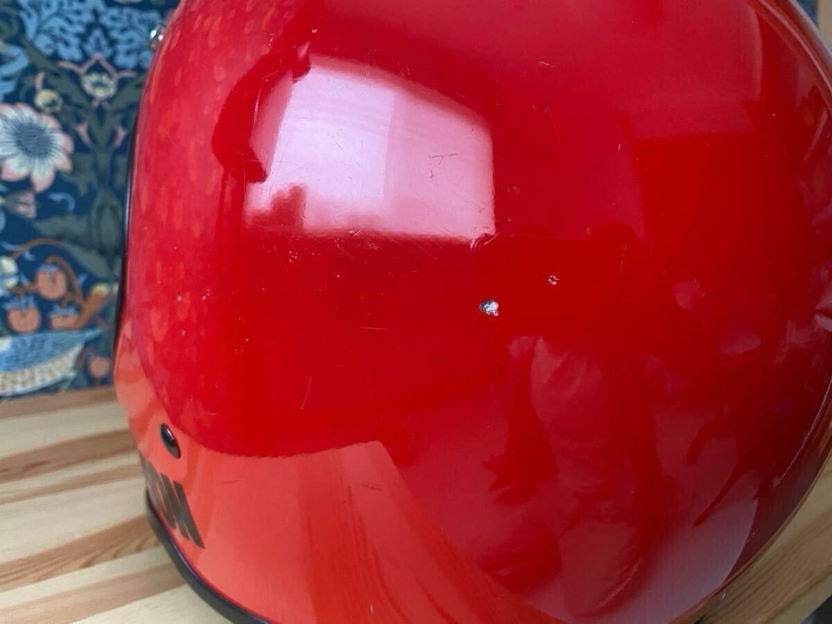 シンプソン　M52 赤　ビンテージ　ヘルメット_5