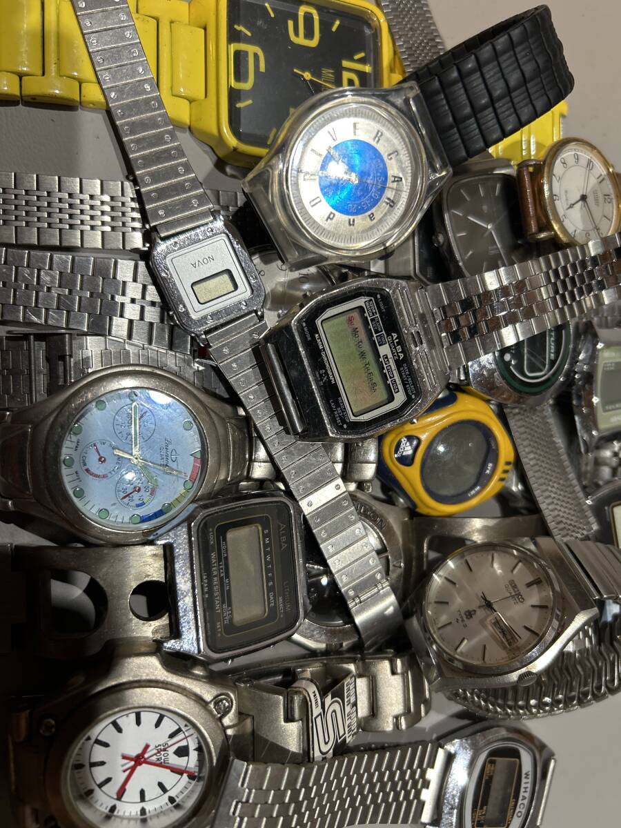 時代物　腕時計　SEIKO CASIO CITIZEN ALBA RICOH色々まとめて　大量　アンティーク　レトロ_1