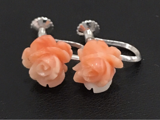 イミテーションコーラル / 色石 他 イヤリング ネックレス 等 アクセサリー 総重量約2.3kg まとめ セット 現状品_6