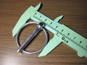 ステンレス カート用 タイヤ 止め ピン リング Type フィッシング シー カヤック カヌー