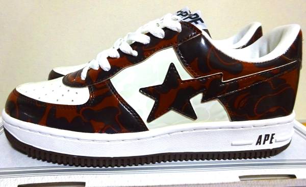 ★新品★カモ柄BAPE STA　28.5cm　/ブラウン
