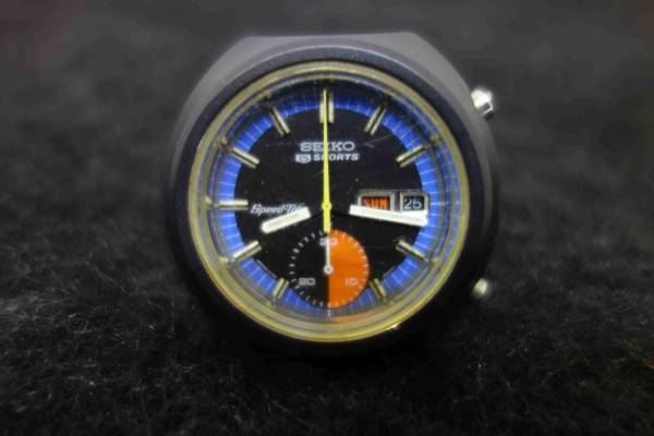 6745● SEIKO 5SPORTS スピードタイマー 6139-8010 中古品