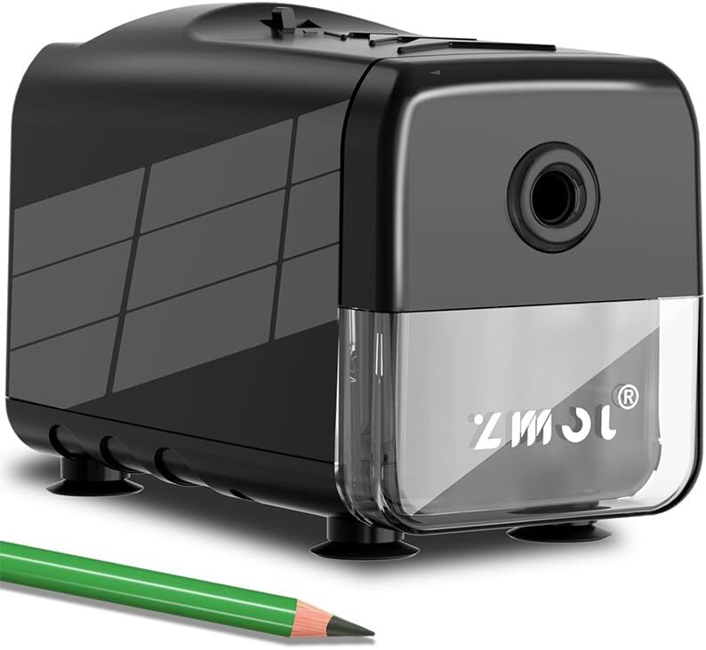 Zmol 電源コード式 プラスチック 電動鉛筆削り 3B鉛筆 セット 新品未使用 送料無料！_1
