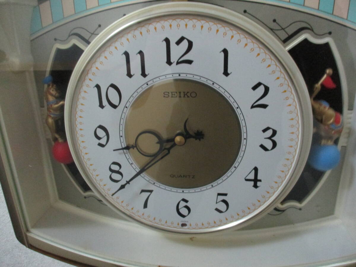 SEIKO からくり時計　サーカスパレード　re519g 動作未確認　ジャンク 中古ジャンク SEIKO Circusparade RE519G からくり時計 サーカス
