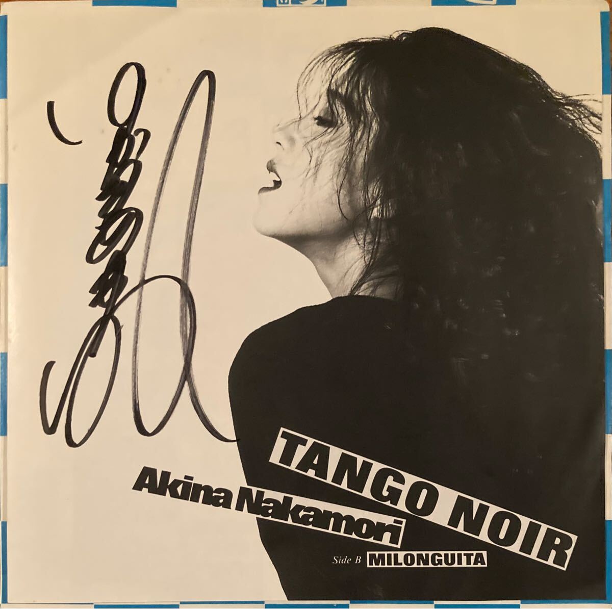 中森明菜 TANGO NOIR タンゴ・ノアールCDシングル　中古 中森明菜 EP レコード TANGO NOIR サイン MILONGUITA 歌姫 タンゴ