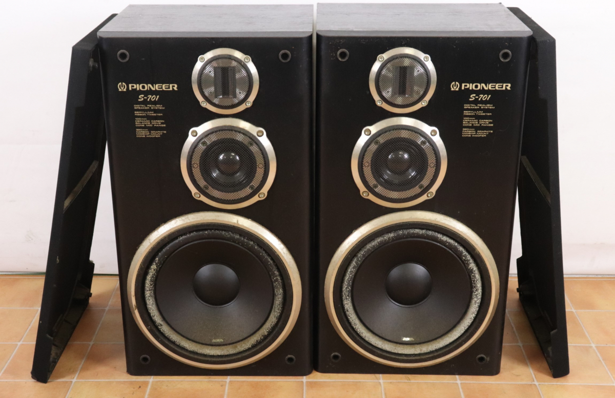 2個口発送】【動作OK】PIONEER S-701 パイオニア スピーカー ペア