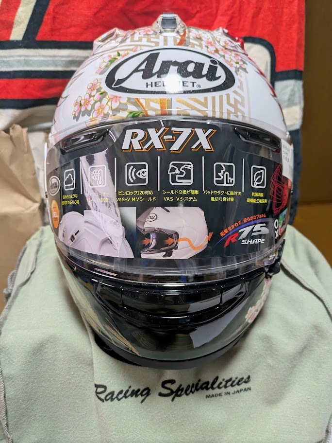 新品未使用品 Arai アライ RX-7X TSUBASA ツバサ ヘルメット サイズ 