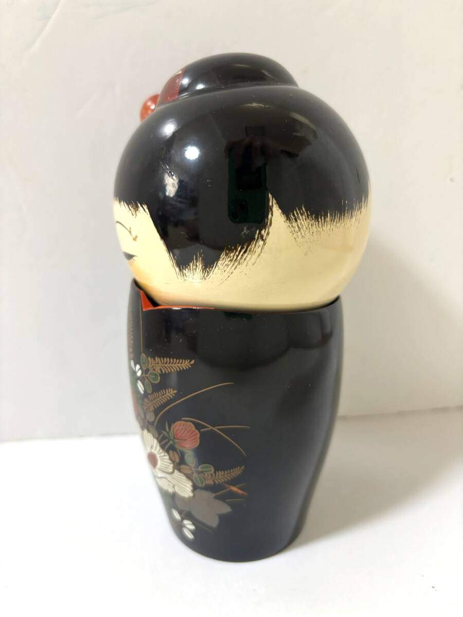 創作こけし 木製 漆工芸 柳山作 夢路 こけし 伝統工芸/民芸品 工芸品