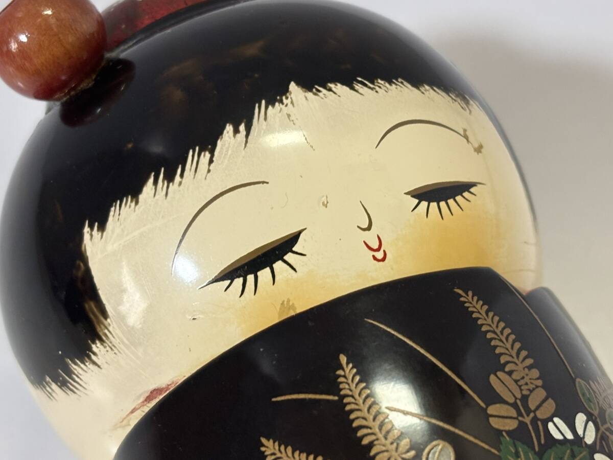 創作こけし 木製 漆工芸 柳山作 夢路 こけし 伝統工芸/民芸品 工芸品