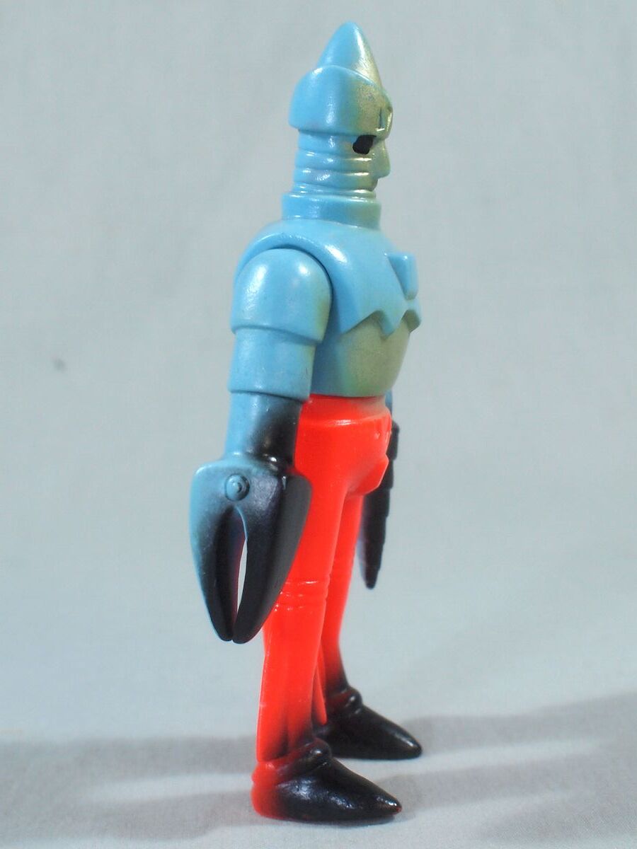 □当時物 無版権 ゲッターロボ ゲッター2 ソフビ 人形 フィギュア パチ
