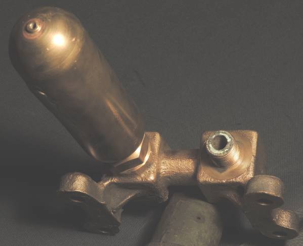 ☆☆【蒸気機関車給水ポンプ圧力計装置空気室ユニット】☆☆