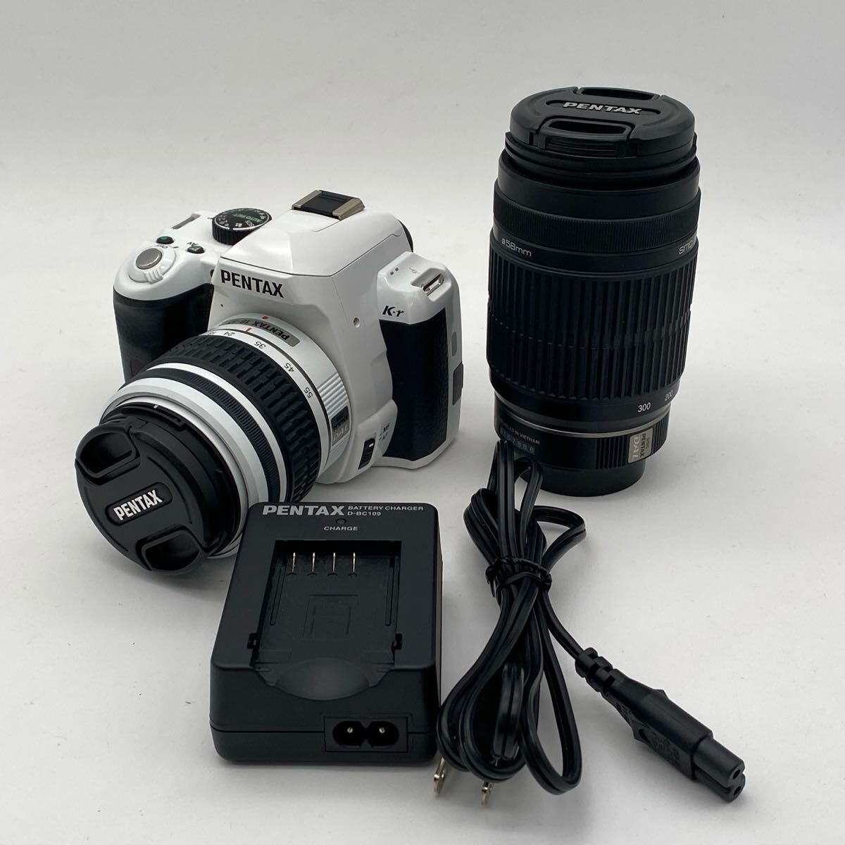 II 美品 ペンタックス PENTAX K-r ダブルズームキット ホワイト