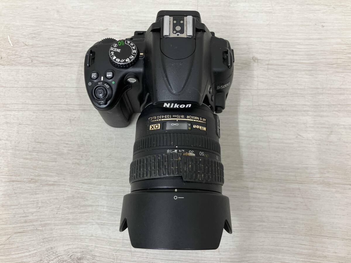 現状品 動作未確認 Nikon D5000 AF-S NIKKOR 18-70mm 1:3.5-4.5G ED 