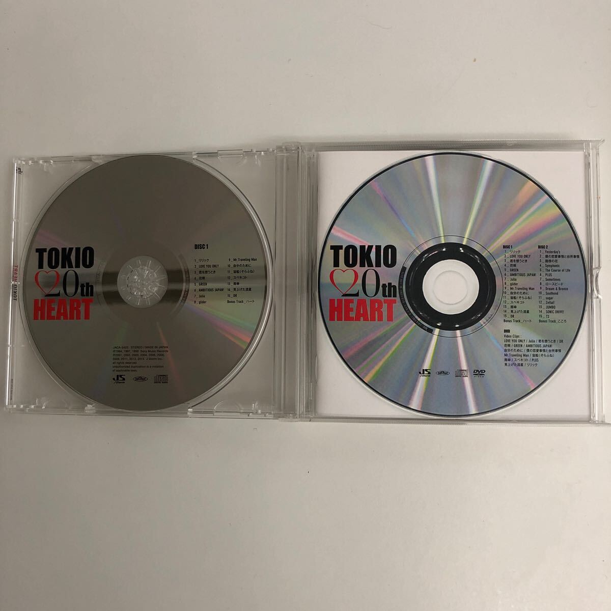 TOKIO〈2CD＋DVD付〉初回限定盤2 HEART 20周年記念アルバム