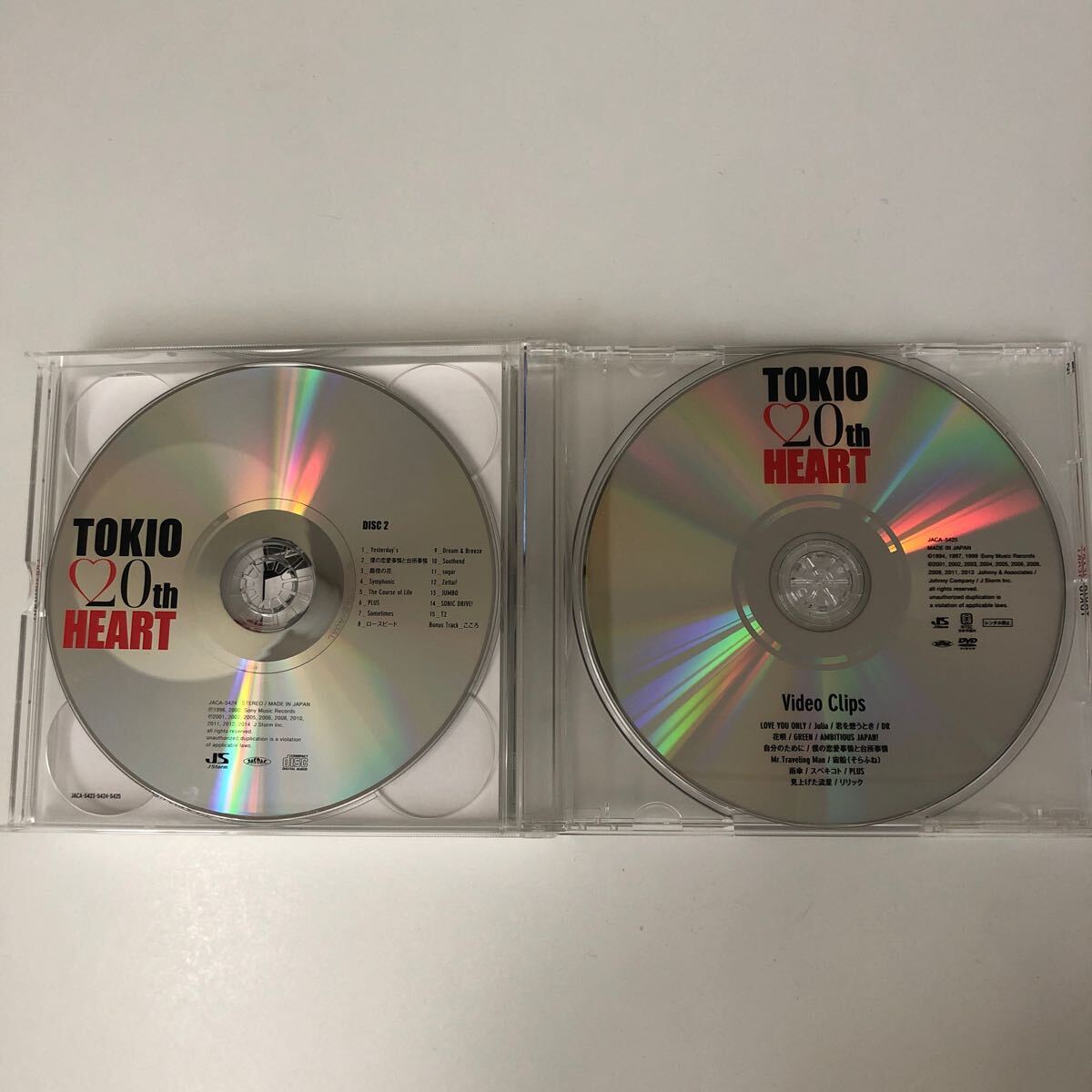 TOKIO〈2CD＋DVD付〉初回限定盤2 HEART 20周年記念アルバム