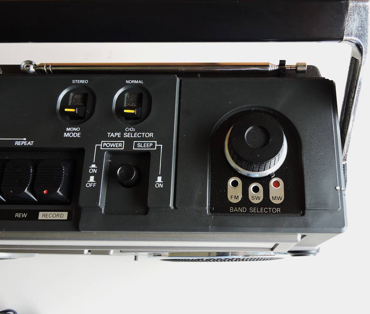 70s 3バンド・ラジオ ビンテージ ラジカセ NEC RMS-1100R 整備済 動作