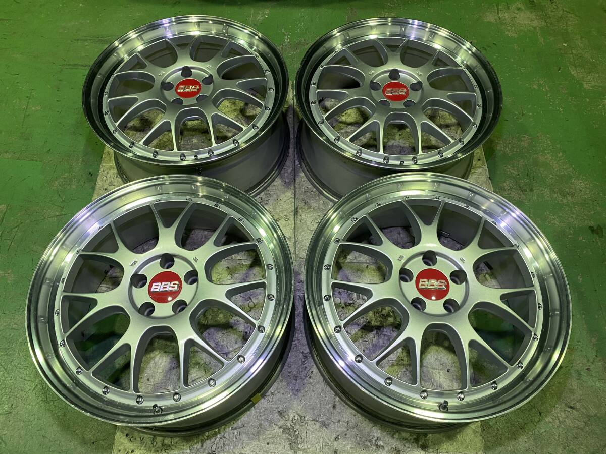 送料無料 社外20インチ 8.5J +43 PCD114.3 5H 4本セット BBS LM-R
