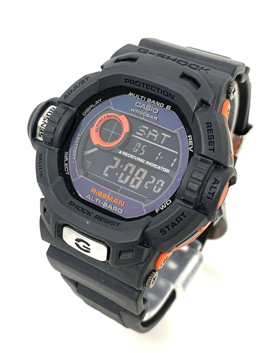Z0918◇ 1円～！ CASIO カシオ G-SHOCK RISEMAN スモーキー グレー GW