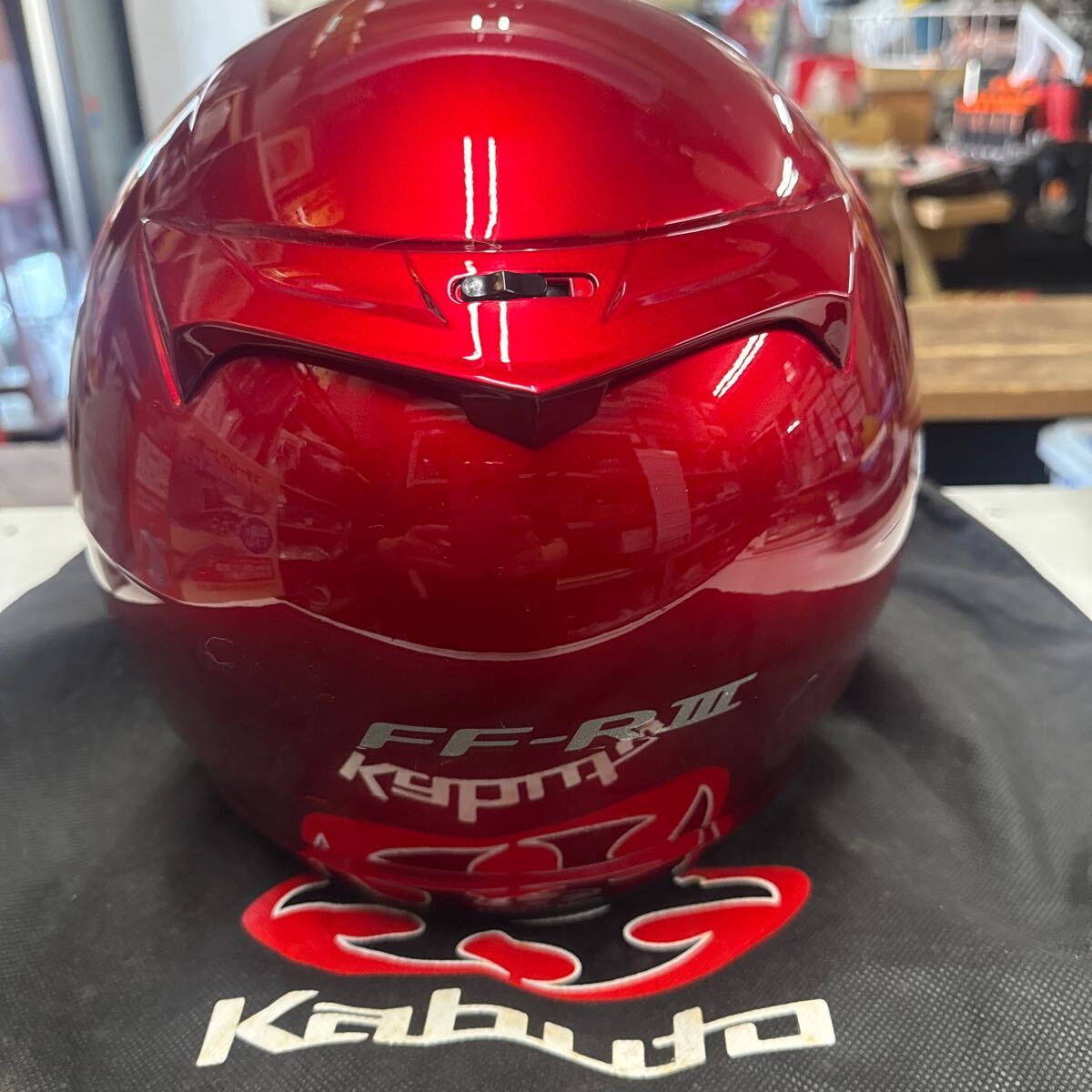 美品 OGK KABUTO カブト FF-R3 フルフェイス ヘルメット 57～58cm