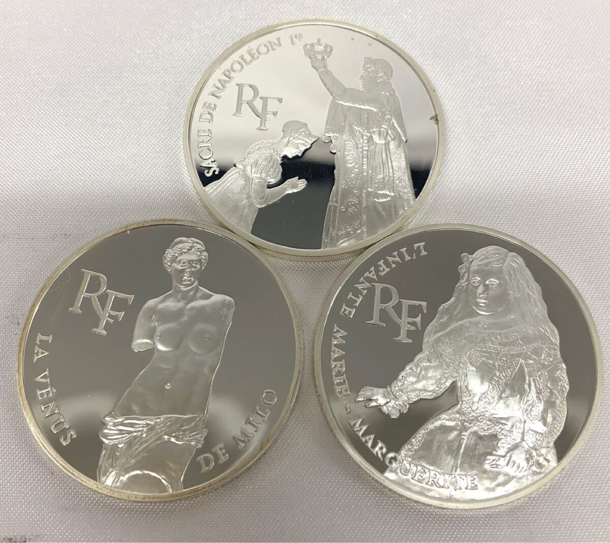 ルーブル美術館200周年記念コイン 6-91【中古品】100フラン 1993年