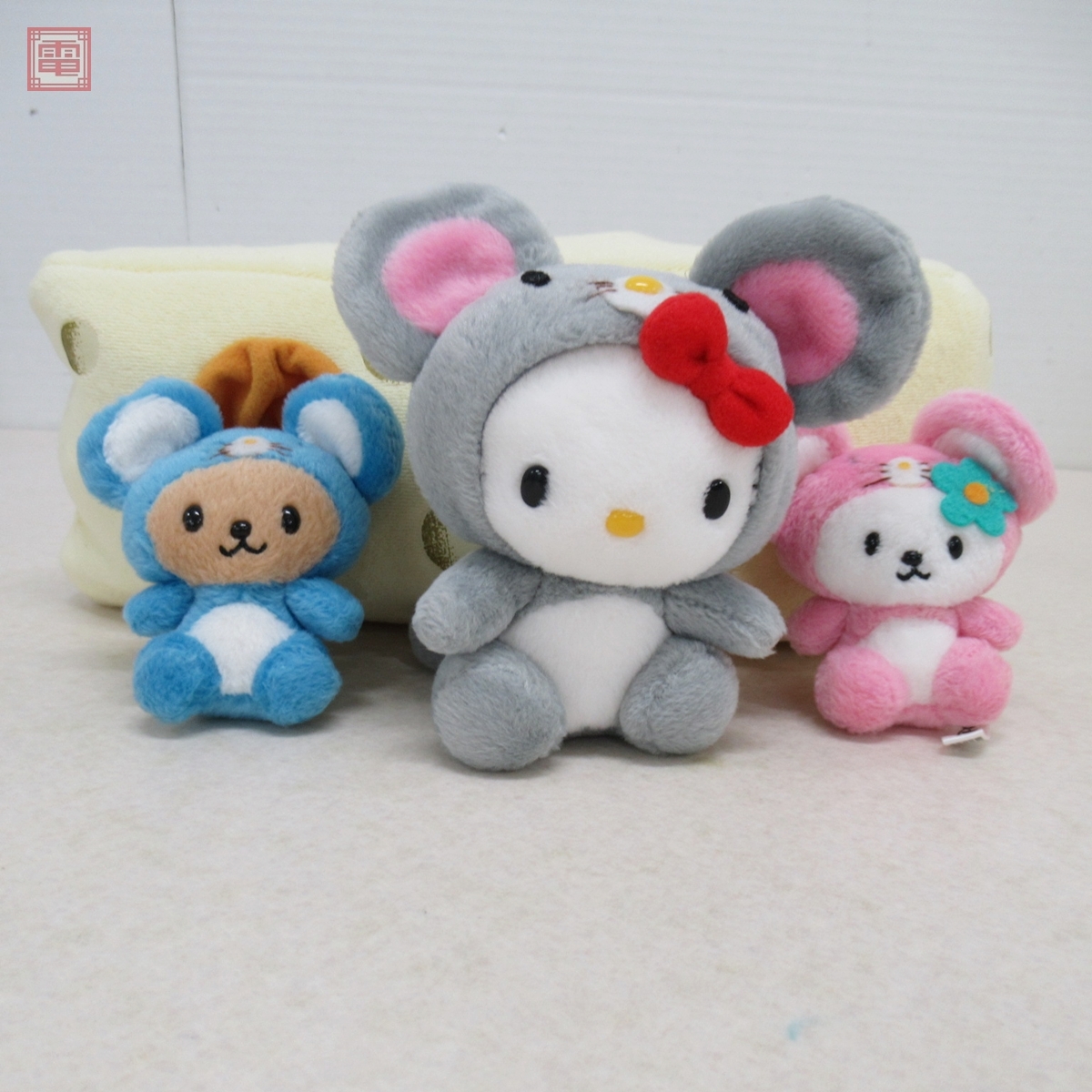 ハローキティ QBBチーズ サンリオ ぬいぐるみ 2001 ねずみ 非売品 当選