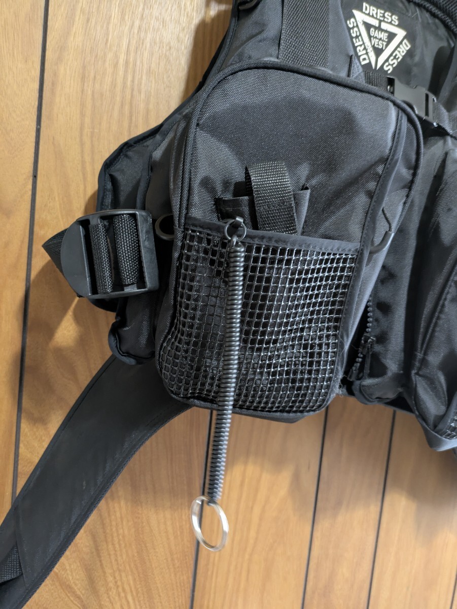 DRESS ゲームベスト AIR サポーター付 ドレス フローティングベスト ライフジャケット 1スタ 送料無料 オマケ付き 断捨離セール中_4