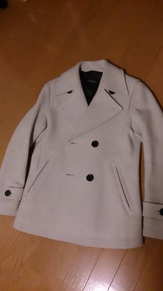 BURBERRY BLACK LABEL Pコート ベージュ　アイボリー　【美品】