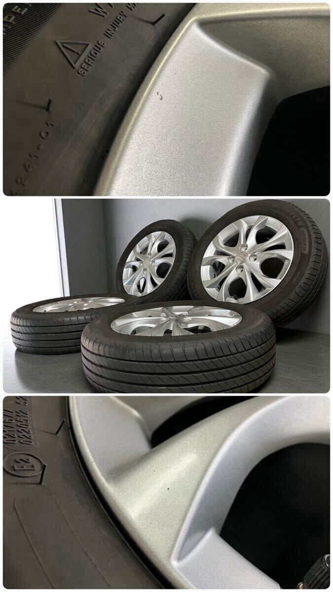 2023年製ミシュラン付 ソリオ 165/65R15 4.5J+45 4穴 PCD100 純正 15