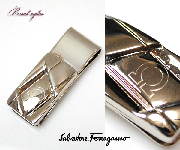 フェラガモ■ガンチーニ柄マネークリップ　財布
